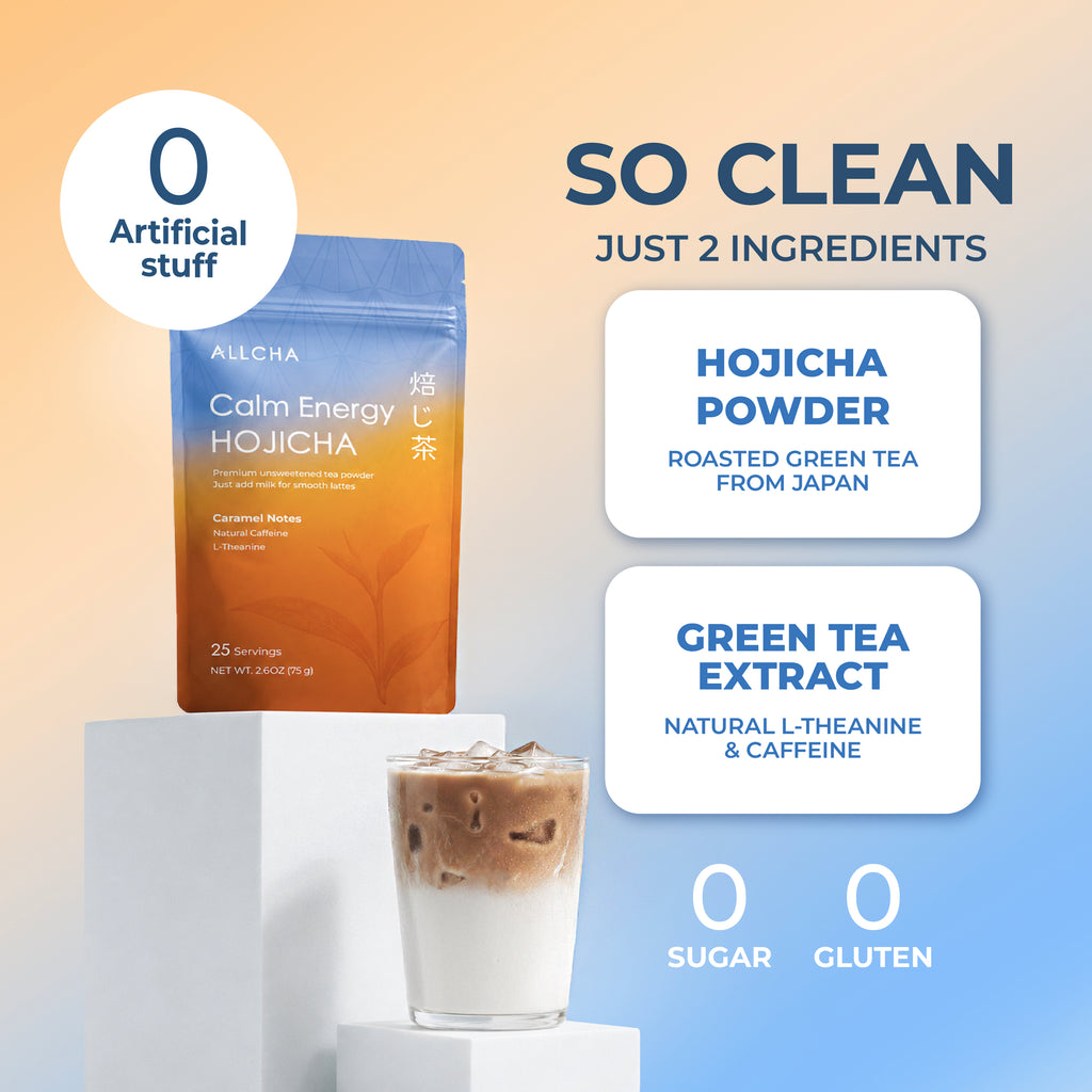 Energy Tea Latte - Hojicha