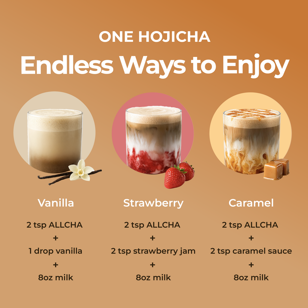 Hojicha Calm Energy Tea Latte Powder
