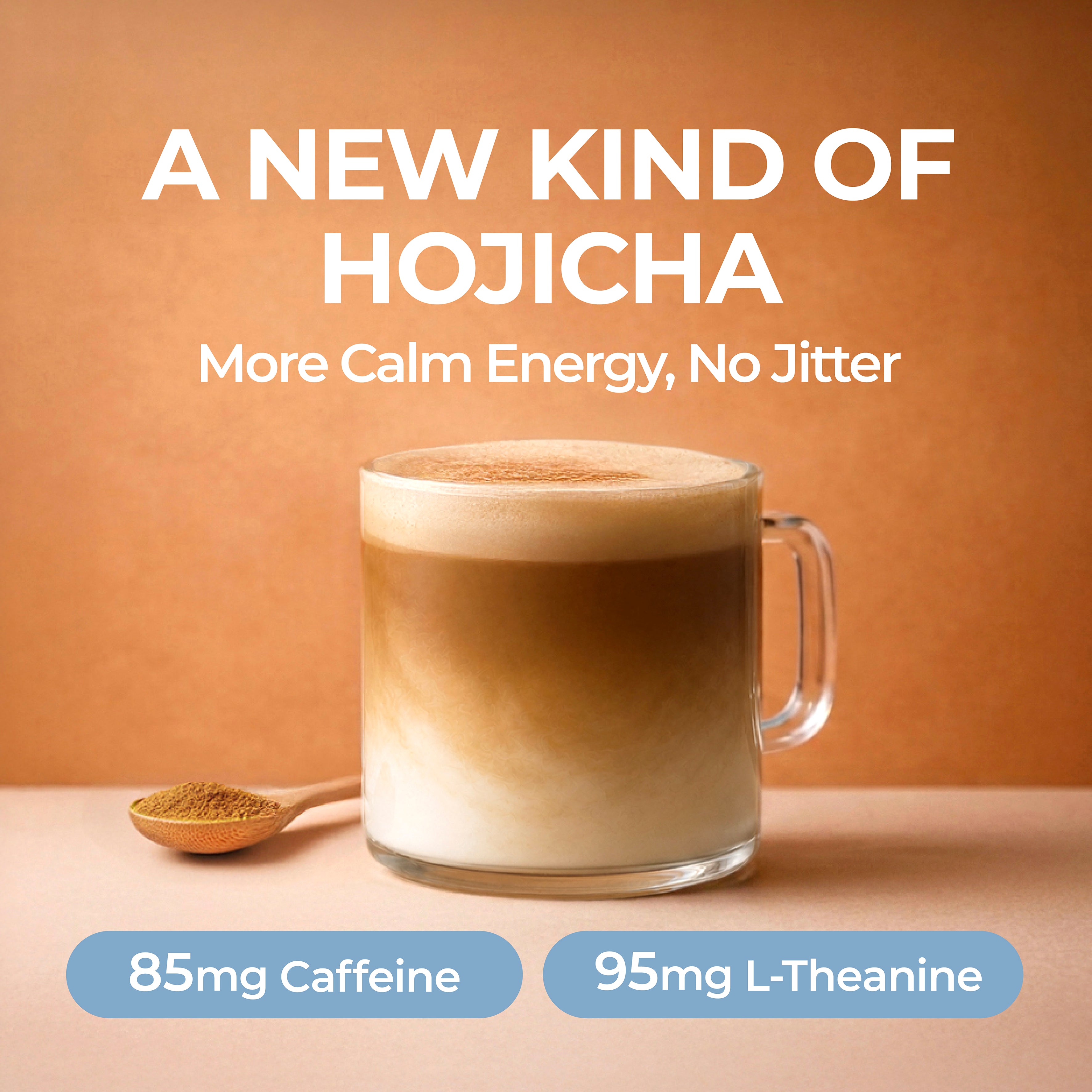 Hojicha Calm Energy Tea Latte Powder