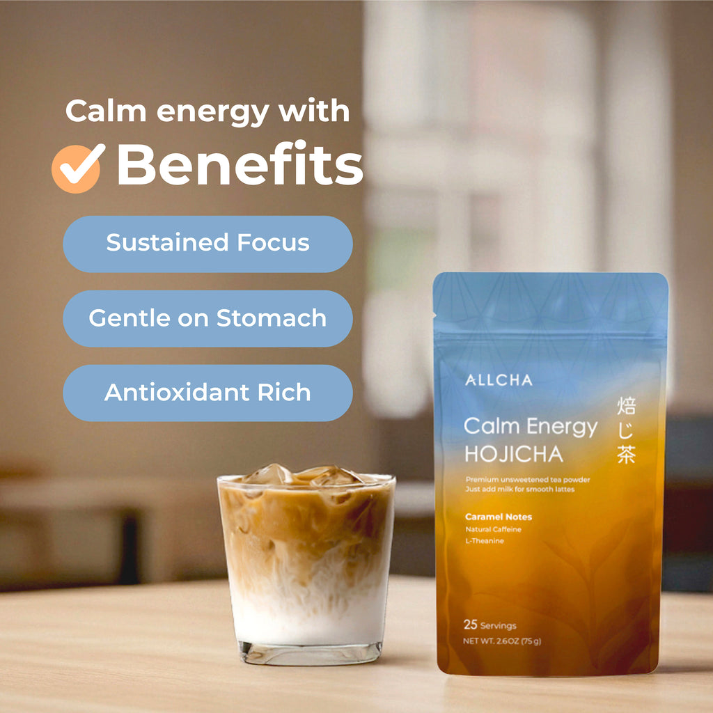 Hojicha Calm Energy Tea Latte Powder